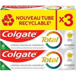 [Lot de 3] COLGATE Dentifrices 24H défense - 75ml