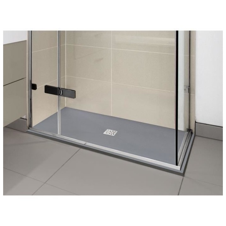 MITOLA Receveur de douche rectangulaire a poser Lotus - 120 x 90 cm -