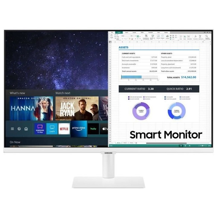 Ecran PC - Samsung Smart Monitor M5 - LS27AM501NUXEN - 27'' FHD - Dall