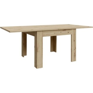 Table a manger extensible NUORI - Décor chene artisan - 6/8 personnes