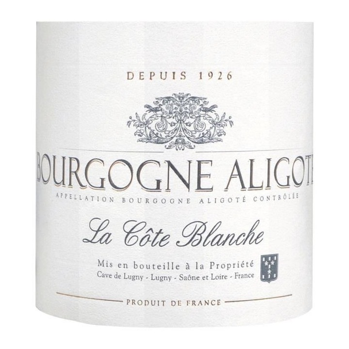 Cave de Lugny 2017 Bourgogne Aligoté - Vin blanc de Bourgogne