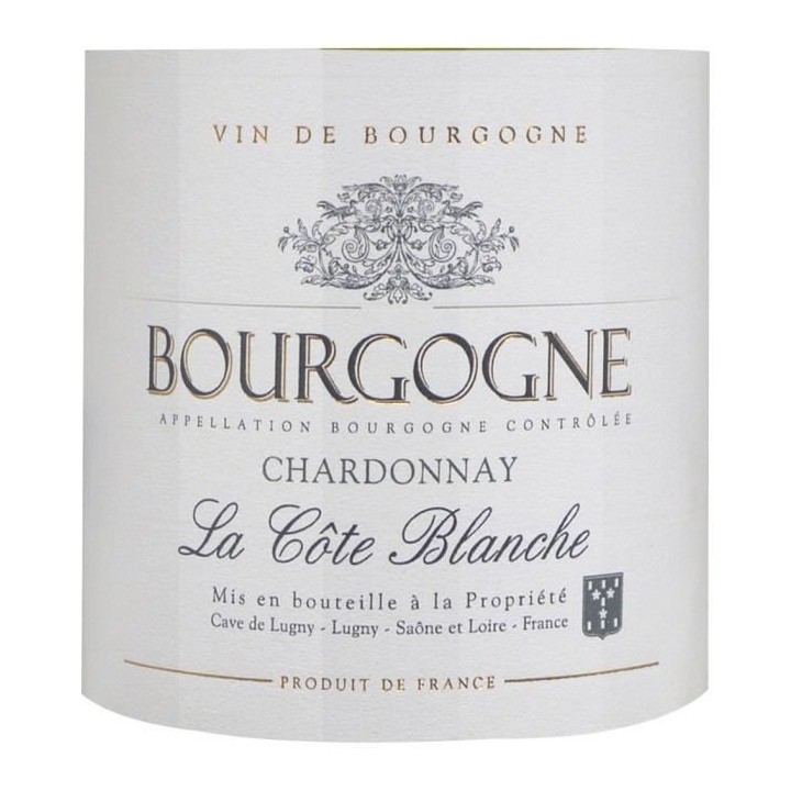 Cave de Lugny La Côte Blanche 2018 Bourgogne Chardonnay - Vin blanc d