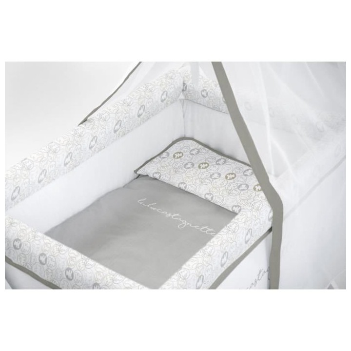 LULU CASTAGNETTE All Lulu Berceau complet - 55 x 85 cm Gris