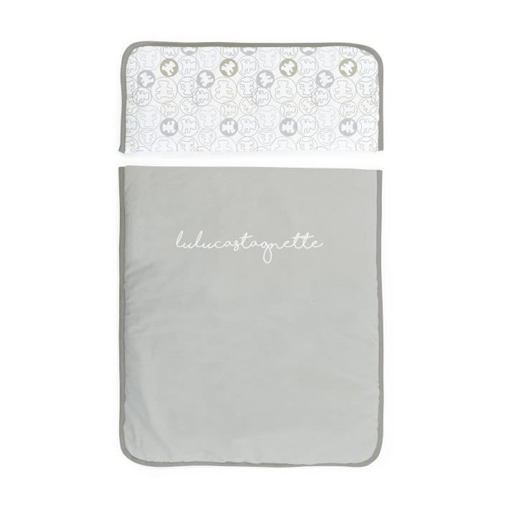 LULU CASTAGNETTE All Lulu Berceau complet - 55 x 85 cm Gris