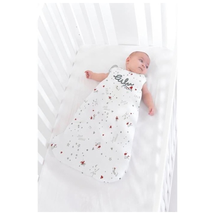 LULU CASTAGNETTE - Gigoteuse 6-24 mois JOLIE MOME - 90 cm - 100% Coton