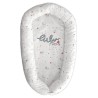 LULU CASTAGNETTE - Coussin couffin JOLIE MOME 48x90 cm - Airballon - Réversible et déhoussable - 100% Coton - Gris