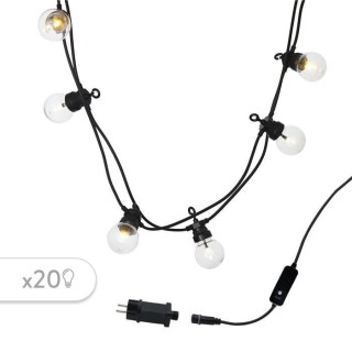 LUMI JARDIN Guirlande lumineuse extérieure connectable Party Clear -