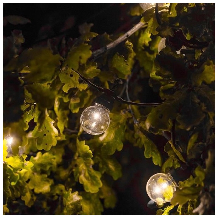 LUMI JARDIN Guirlande lumineuse extérieure connectable Party Clear -