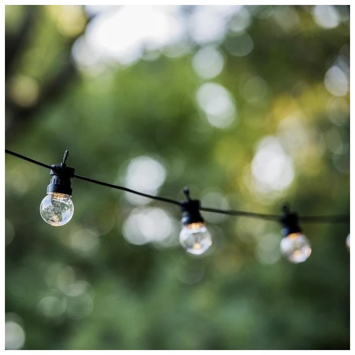LUMI JARDIN Guirlande lumineuse extérieure connectable Party Clear -