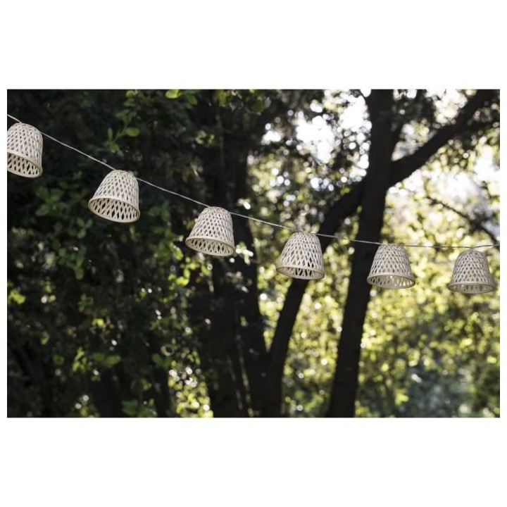 CHILL Guirlande lumineuse solaire sans fil - LED blanc chaud