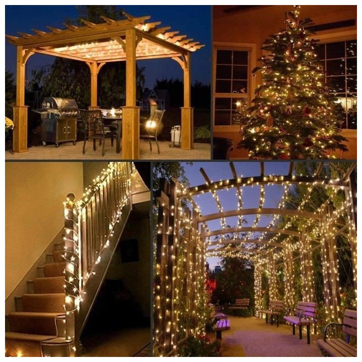 LUMI JARDIN Guirlande lumineuse solaire Yogy Solar - Lumiere blanc cha