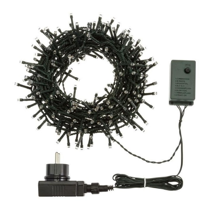 Lotti Guirlande LED d'extérieure NoeL XmasKING - 300 LED - 24V - Blan