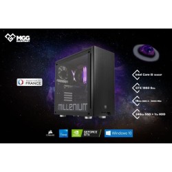 PC Gamer - MILLENIUM - M1SG166I514FWE - Core I5 10400F - RAM 16 Go - Stockage 1 To - SSD 240 Go - NVIDIA GeForce GTX 1660 - Win1