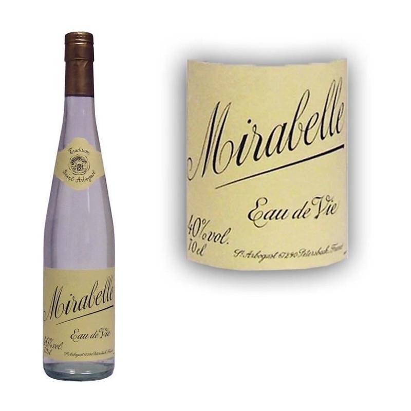 Eau de Vie Mirabelle St Arbogast 40° 70cl