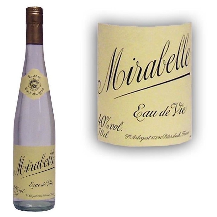 Eau de Vie Mirabelle St Arbogast 40° 70cl