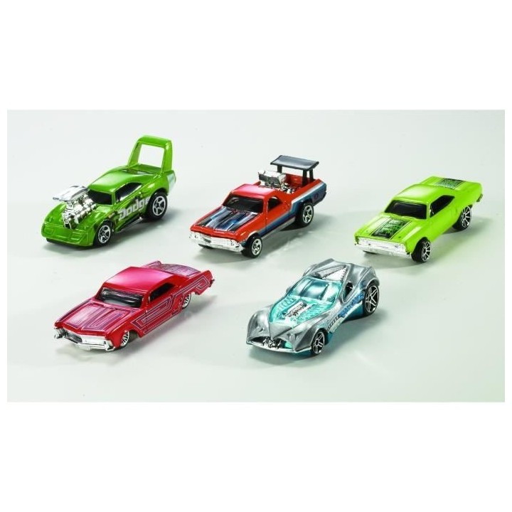 HOT WHEELS Coffret de 10 voitures (modele aléatoire)