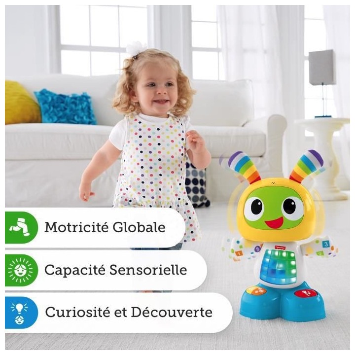 Fisher-Price - BeBo le Robot - Robot interactif - 9 mois et +