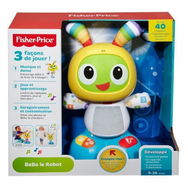 Fisher-Price - BeBo le Robot - Robot interactif - 9 mois et +