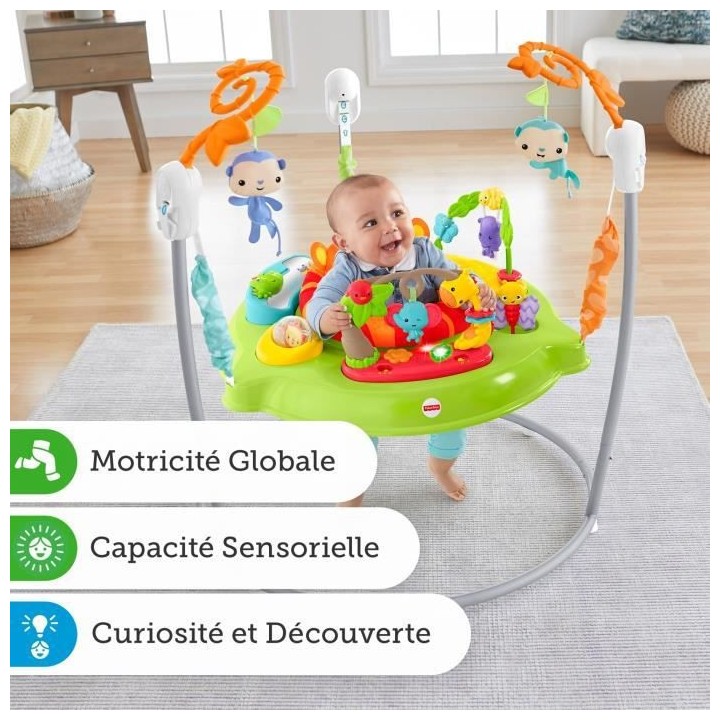 Fisher-Price - Jumperoo Jungle Sons et Lumieres - Youpala