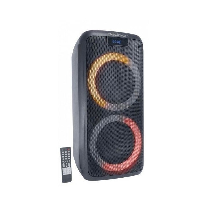 MADISON - ENCEINTE MAD-LUNA600 - 2 boomers - Lecteur USB, MicroSD, et