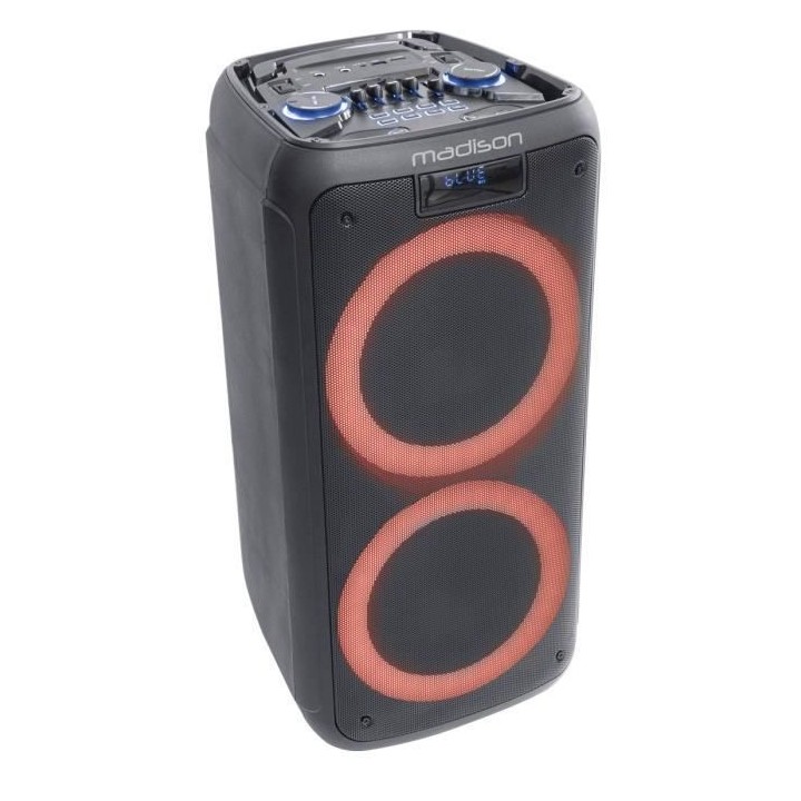 MADISON - ENCEINTE MAD-LUNA600 - 2 boomers - Lecteur USB, MicroSD, et