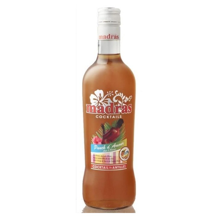 Punch d'Amour Madras - Guadeloupe - 18%vol - 70cl