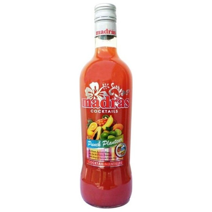 Punch Planteur Madras - Guadeloupe - 18%vol - 70cl