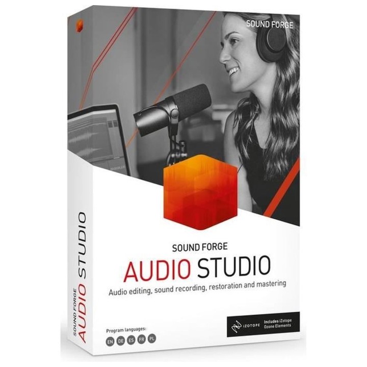 Logiciel Multimedia - MAGIX - SOUND FORGE Audio Studio - Edition 16