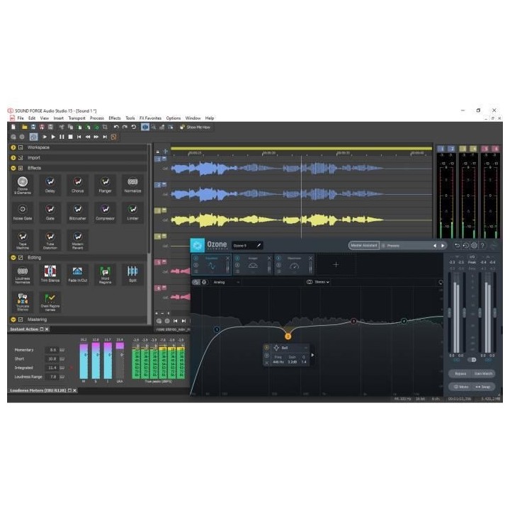 Logiciel Multimedia - MAGIX - SOUND FORGE Audio Studio - Edition 16