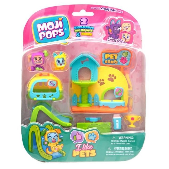 MEGABLEU - 800818 - Blister MOJIPOPS J'aime les Animaux