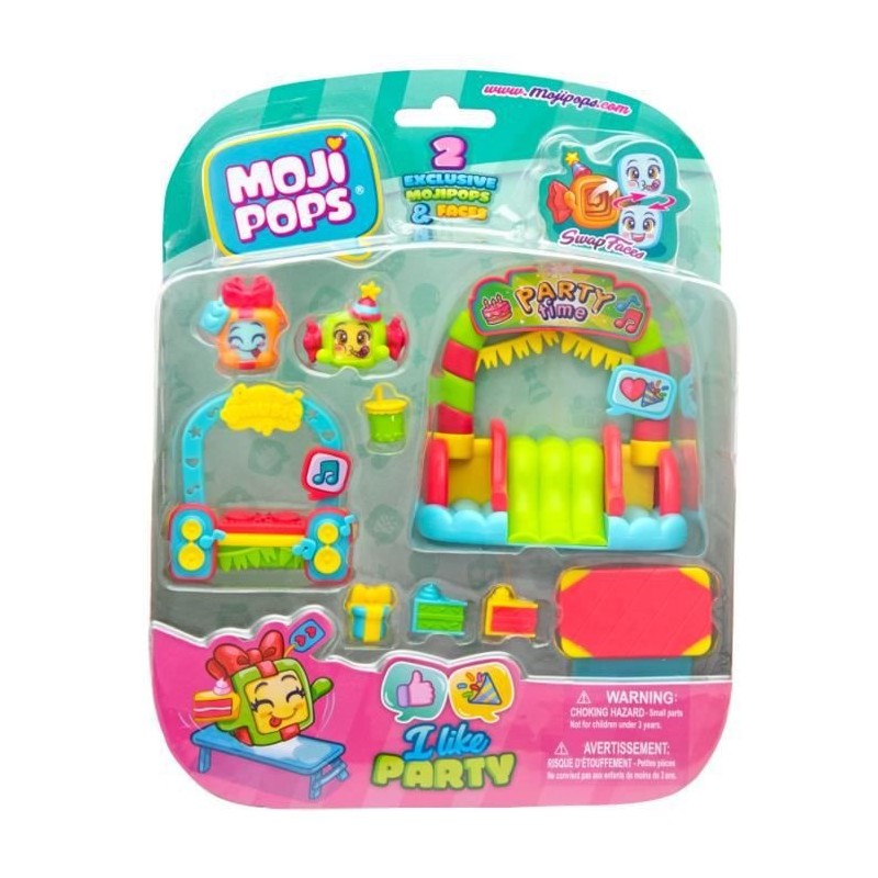 MEGABLEU - 800824 - Blister MOJIPOPS - J'aime la Fete