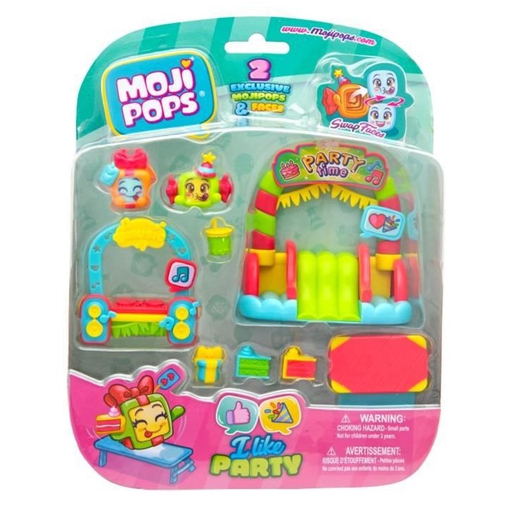 MEGABLEU - 800824 - Blister MOJIPOPS - J'aime la Fete