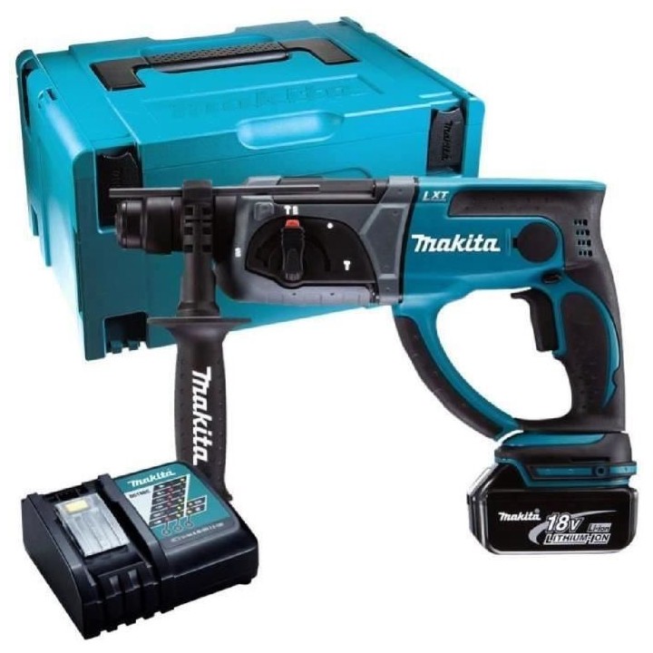 MAKITA Perforateur burineur SDS+ DHR202RM1J avec 1 batterie 18V 4Ah Li