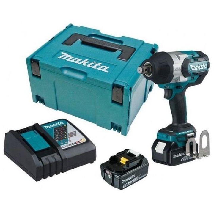 Boulonneuse a chocs brushless MAKITA 18V - 2 batteries BL1850B 5.0Ah -