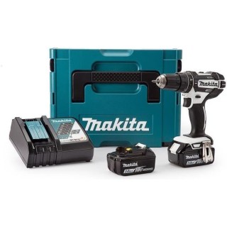MAKITA Perceuse-visseuse a percussion DHP482RFWJ - Livrée avec 2 batt