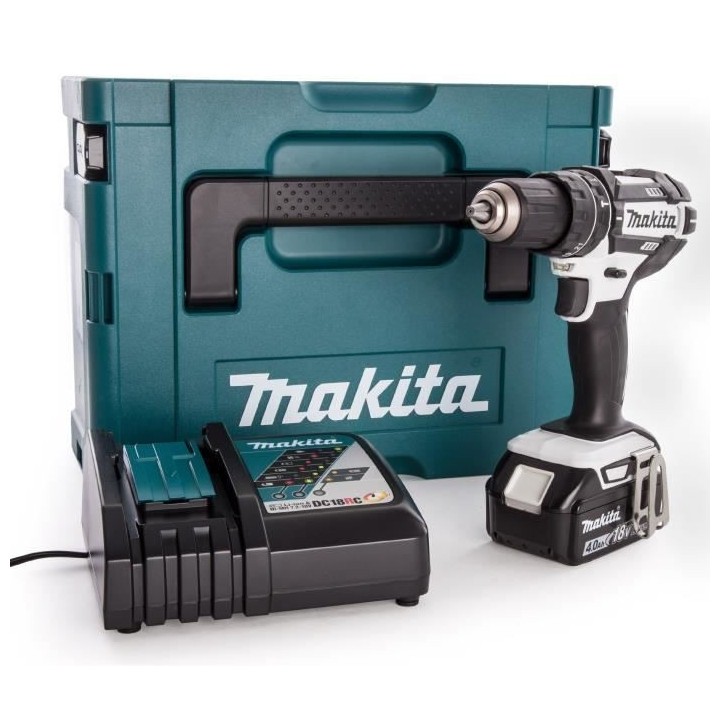 MAKITA Perceuse-visseuse a percussion DHP482RM1J - Livrée avec 1 batt