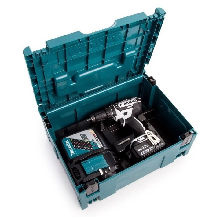 MAKITA Perceuse-visseuse a percussion DHP482RM1J - Livrée avec 1 batt