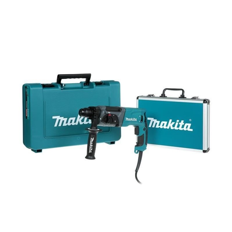 Perforateur-burineur SDS-Plus 780W MAKITA HR2470-D-42444 (Livré dans un coffret + 17 pieces burins et forets)