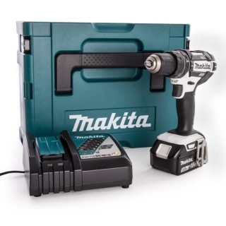 MAKITA Perceuse visseuse a percussion DHP482RFWJ1 avec 1 batterie 18V