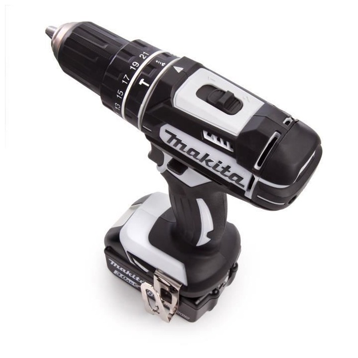 MAKITA Perceuse visseuse a percussion DHP482RFWJ1 avec 1 batterie 18V