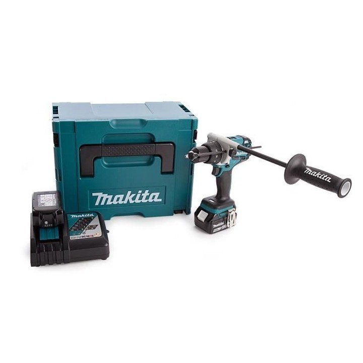 MAKITA Perceuse-visseuse a percussion Brushless DHP481RTJ - 115 Nm - A