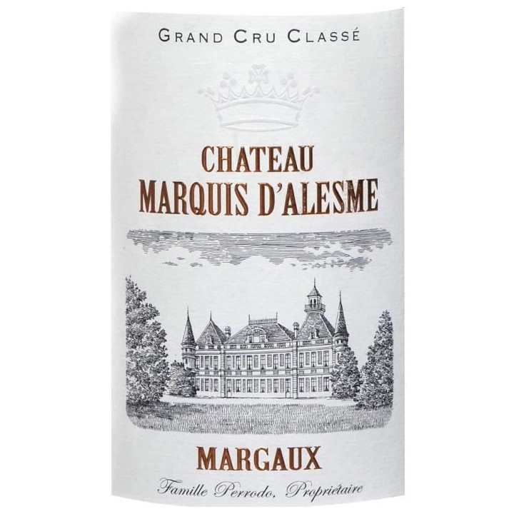 Château Marquis D'alesme Becker 2017 Margaux Grand Cru - Vin rouge de