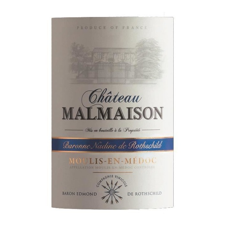 Château Malmaison 2014 Moulis en Médoc - Vin rouge de Bordeaux