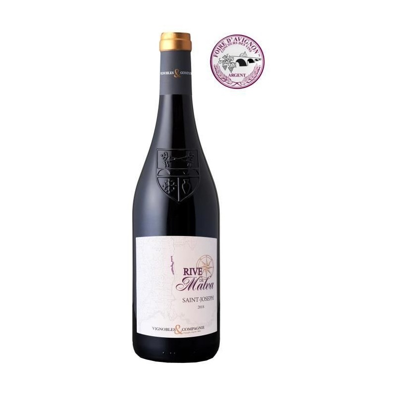 Les Rives de Malva 2018 Saint-Joseph - Vin Rouge de la Vallée du Rhône