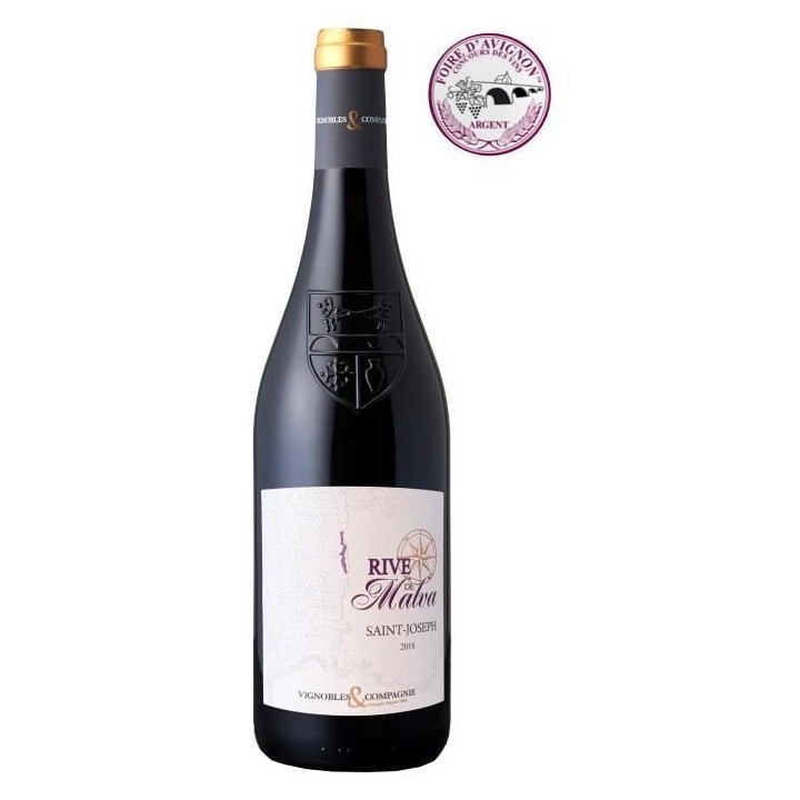 Les Rives de Malva 2018 Saint-Joseph - Vin Rouge de la Vallée du Rhô