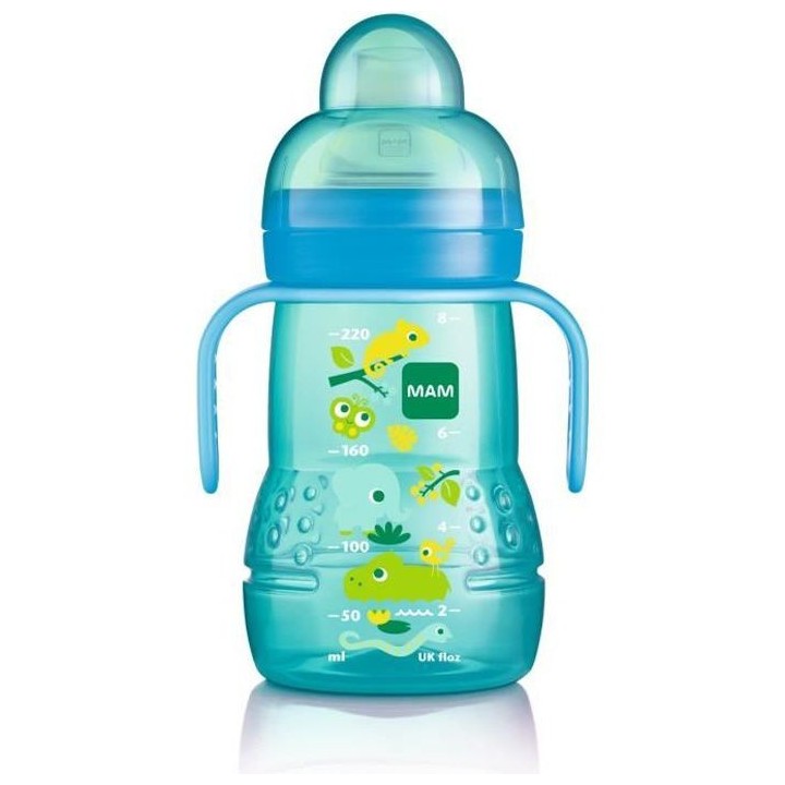 MAM Repas Biberon de Transition +4m Espace Bleu 220ml