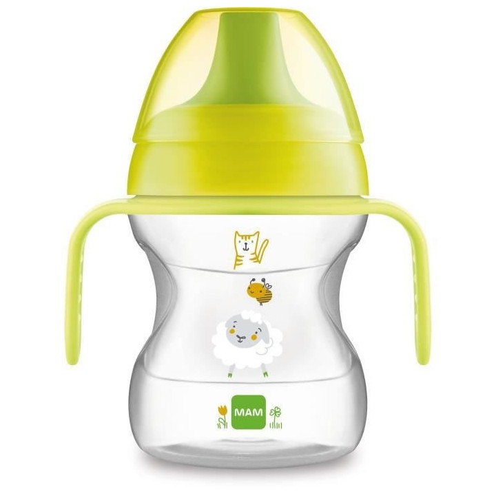 MAM Repas Tasse d'Aprentissage +6m Mouton Vert 190ml