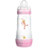 MAM Biberon Easy Start Anti-Colique - 320ml - 0 a 6 mois - Tétine Débit 3 - Fille