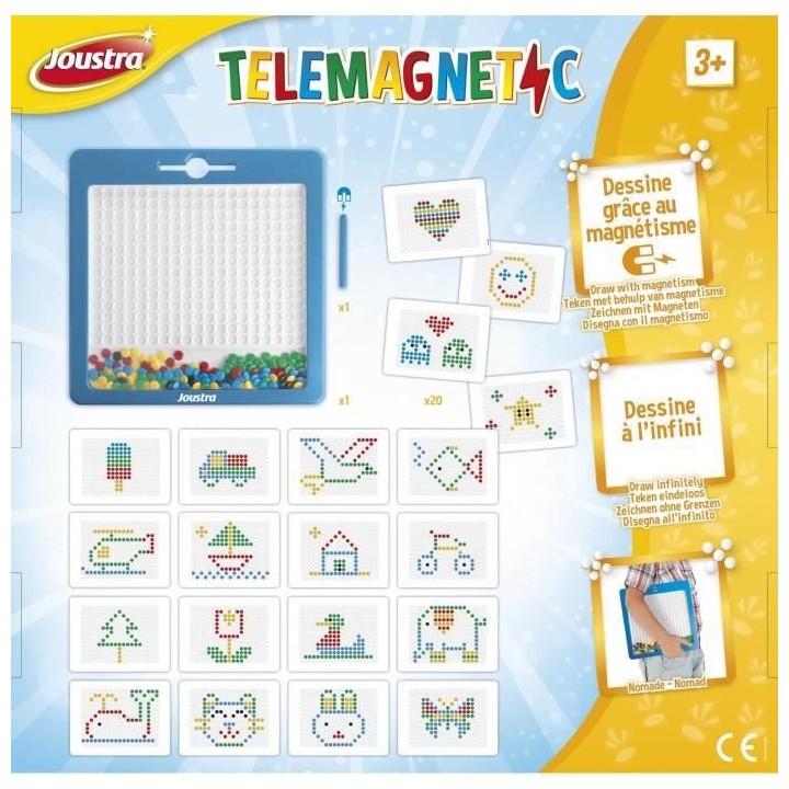 JOUSTRA - Tablette de dessin Télémagnetic