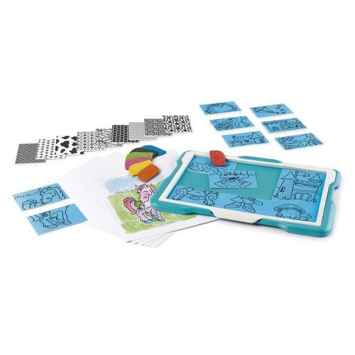 MAPED CREATIV - Tablette de dessin Textur' Art - Chateaux Et Princesse